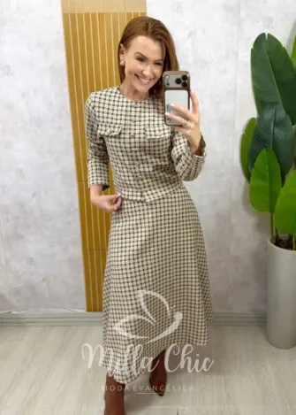 Milla Chic – Conjunto Victoria em Alfaiataria – Milla Chic - Conjunto Victoria em Alfaiataria -