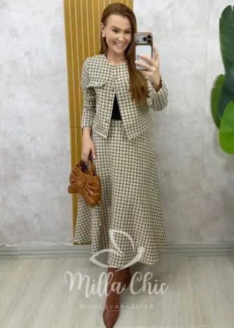 Milla Chic - Conjunto Victoria em Alfaiataria -