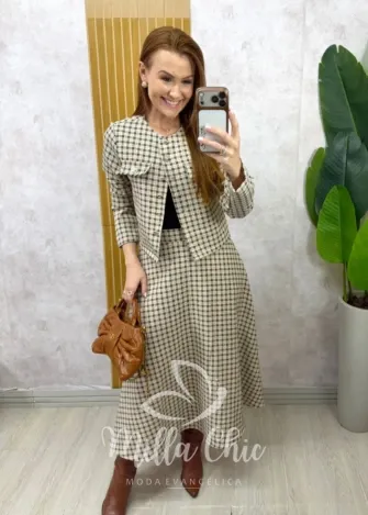 Milla Chic - Conjunto Victoria em Alfaiataria -