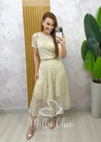 Milla Chic - Conjunto Victoria em Alfaiataria - Bege (cópia)