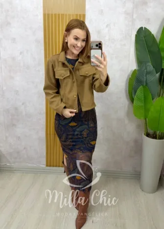 Milla Chic - Jaqueta Isis em lã batida