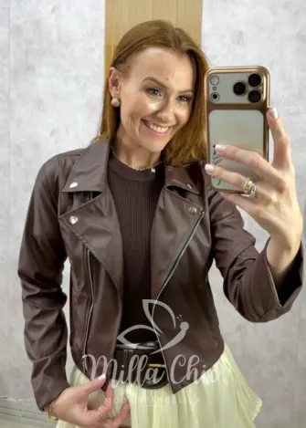 Milla Chic - Jaqueta Milano em P.U - Preto (cópia)