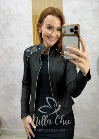 Milla Chic - Jaqueta Ramona - Marrom (cópia)