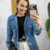 Milla Chic – Jaquetinha Brigitte Jeans Milla Chic - Jaquetinha Brigitte Jeans