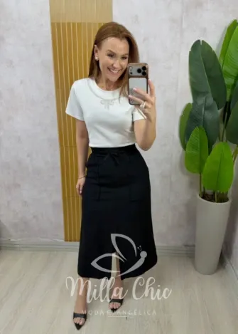 Milla Chic - Saia Anita - Preta (cópia)