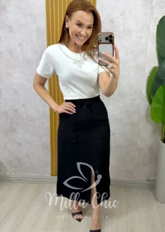 Milla Chic - Saia Anita - Preta (cópia)