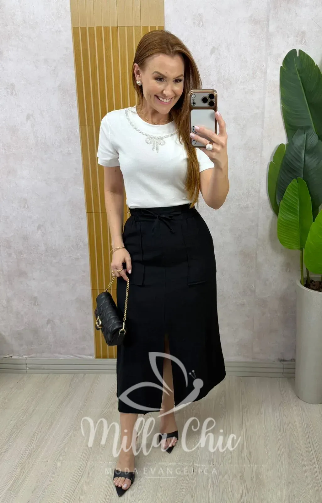 Milla Chic – Saia Anita – Preta (cópia) Milla Chic - Saia Anita - Preta (cópia)