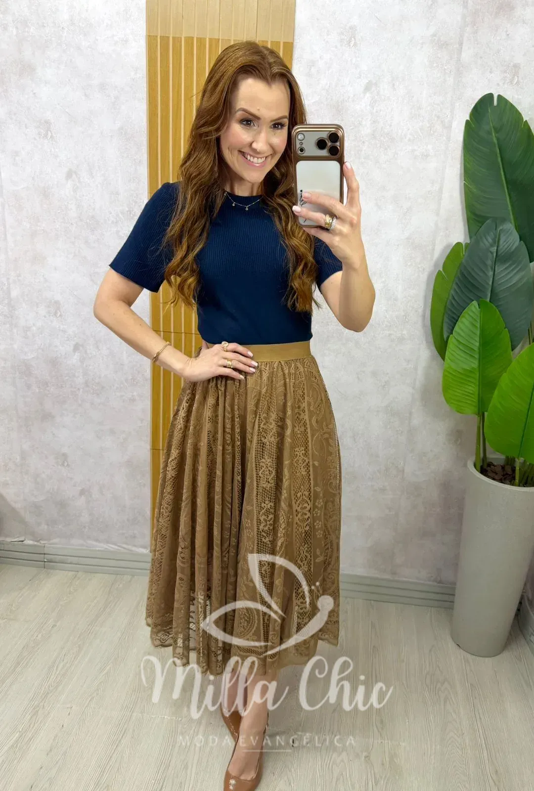 Milla Chic – Saia Brenda em renda – Branca (cópia) Milla Chic - Saia Brenda em renda - Branca (cópia)