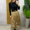 Milla Chic - Saia Emilia Acetinada - Creme (cópia)