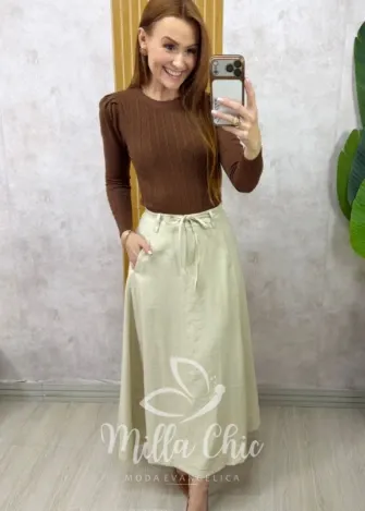 Milla Chic - Saia Geise  - Preta (cópia)