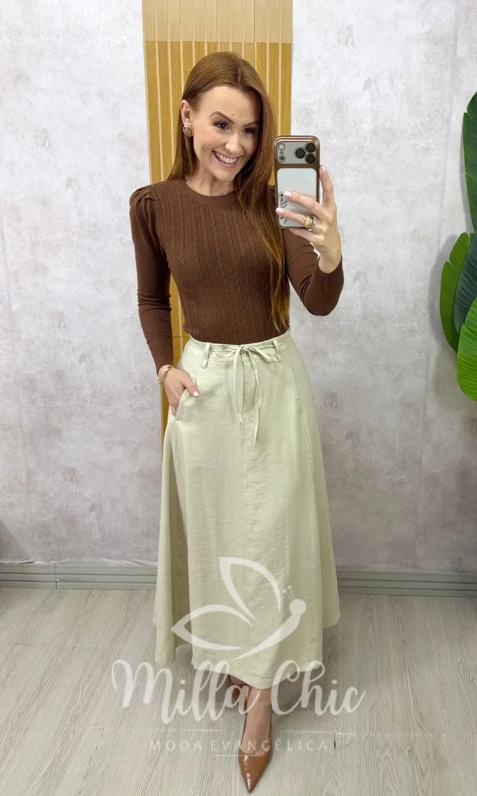 Milla Chic – Saia Geise – Preta (cópia) Milla Chic - Saia Geise - Preta (cópia)