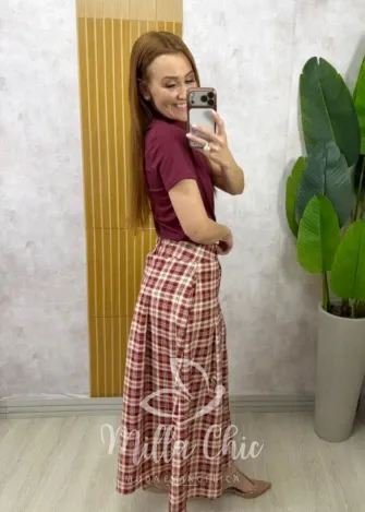 Milla Chic - Saia Lauren Xadrez (cópia)