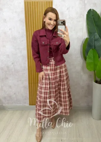Milla Chic - Saia Lauren Xadrez (cópia)