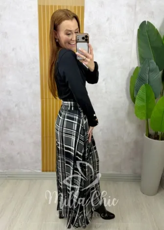 Milla Chic - Saia Lauren Xadrez (cópia)