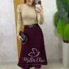 Milla Chic – Saia Monique em Tricot Modal – Preta (cópia) Milla Chic - Saia Monique em Tricot Modal - Preta (cópia)