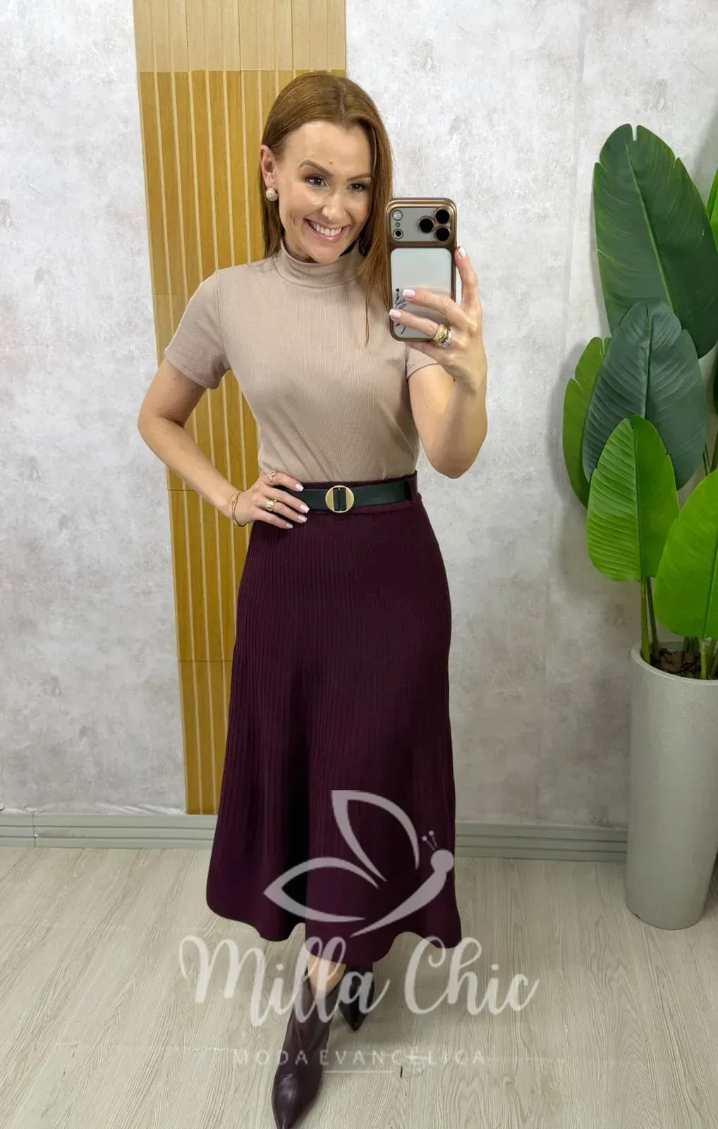 Milla Chic – Saia Monique em Tricot Modal – Preta (cópia) Milla Chic - Saia Monique em Tricot Modal - Preta (cópia)