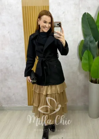 Milla Chic - Sobretudo Alexia - Preto