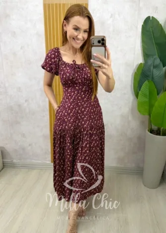 Milla Chic - Vestido Érica - Açaí (cópia)