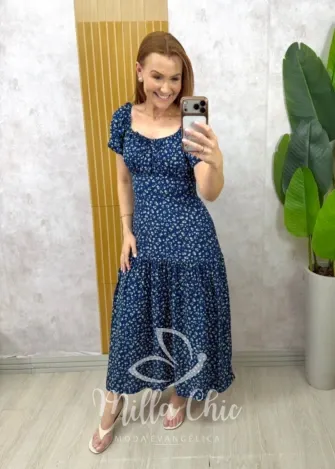 Milla Chic - Vestido Érica - Azul
