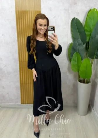 Milla Chic - Vestido Lorena - Bordô (cópia)