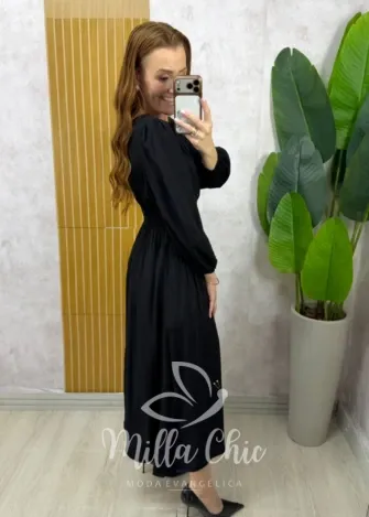 Milla Chic - Vestido Lorena - Preto