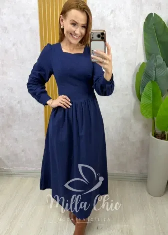 Milla Chic - Vestido Marquesa - Azul