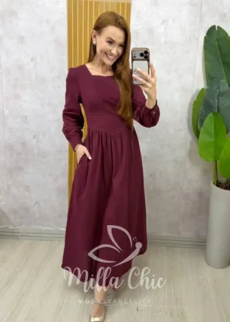 Milla Chic - Vestido Marquesa - Cherry