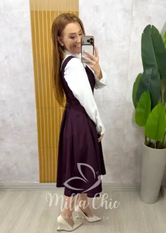 Milla Chic - Vestido Salopete Jamile - A