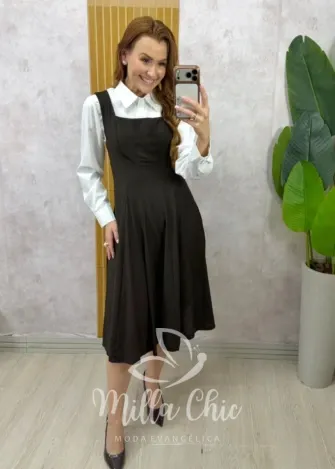 Milla Chic - Vestido Salopete Jamile - Açaí (cópia)