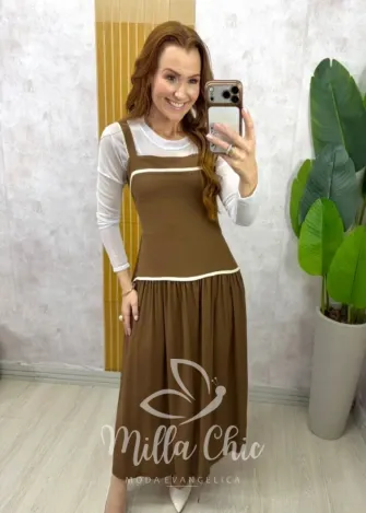 Milla Chic - Vestido Salopete Natália