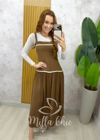Milla Chic - Vestido Salopete Natália