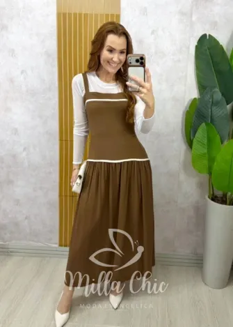 Milla Chic - Vestido Salopete Natália