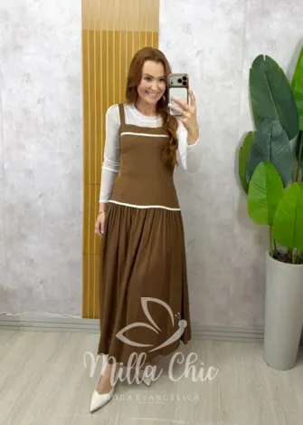 Milla Chic - Vestido Salopete Natália