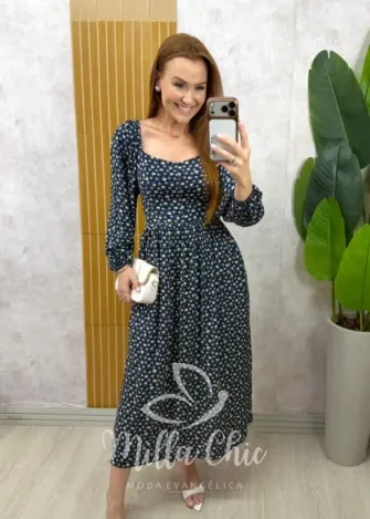 Milla Chic - Vestido Taciane - Bordô (cópia)