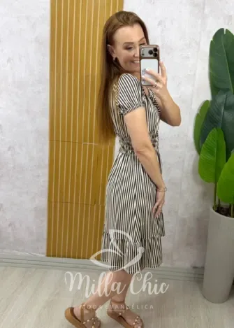 Milla Chic - Vestido Taciane - Bordô (cópia)