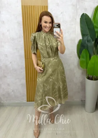 Milla Chic – Vestido Viviane em Lesie algodão – TerraCota (cópia) Milla Chic - Vestido Viviane em Lesie algodão - TerraCota (cópia)