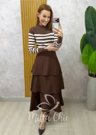 Milla Chic - Cacharel Paris em Tricot modal - P&B (cópia)