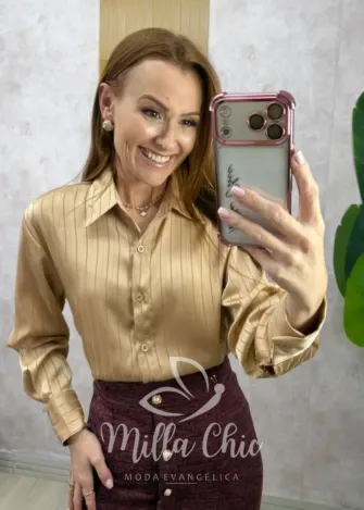 Milla Chic - Camisa Matilde - Açaí (cópia)