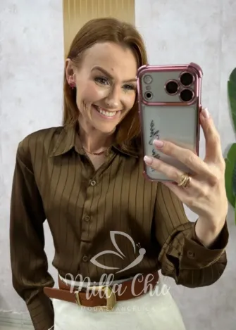 Milla Chic - Camisa Matilde - Nude (cópia)