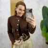 Milla Chic - Casaquinho Janaína em lã batida - OffWhite (cópia)
