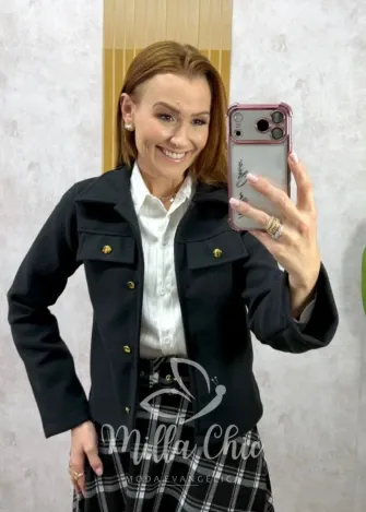 Milla Chic - Casaquinho Lara em lã batida