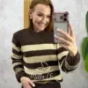 Milla Chic - Casaquinho Lara em lã batida - Caramelo (cópia)