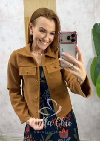 Milla Chic - Casaquinho Lara em lã batida - Preto (cópia)