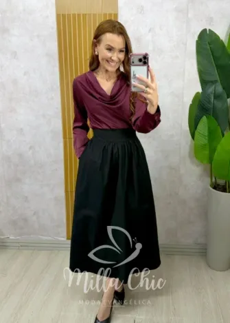 Milla Chic - Casaquinho Tereza em lã batida importado - OffWhite (cópia)