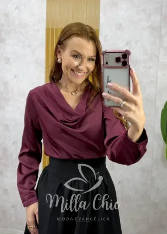 Milla Chic - Casaquinho Tereza em lã batida importado - OffWhite (cópia)