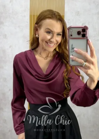 Milla Chic - Casaquinho Tereza em lã batida importado - OffWhite (cópia)