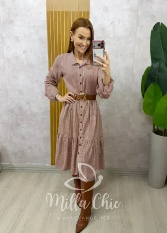 Milla Chic - Chemise Aurora - Marrom