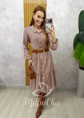 Milla Chic - Chemise Aurora - Marrom
