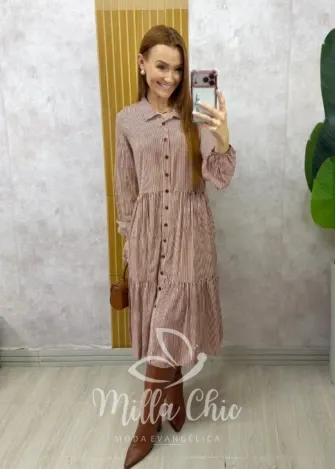 Milla Chic - Chemise Aurora - Marrom