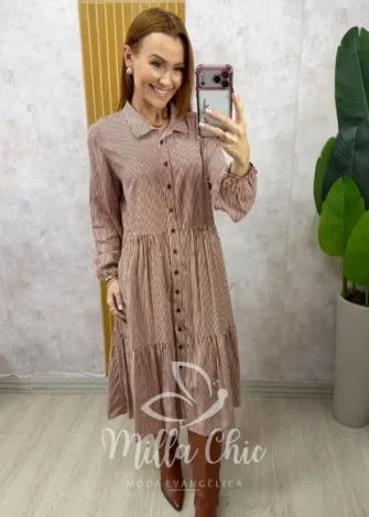 Milla Chic - Chemise Aurora - Marrom